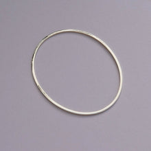 9ct Solid Gold Oval Bangle