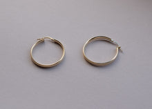 9ct Gold Classic Hoops