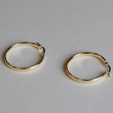 9ct Gold Classic Hoops